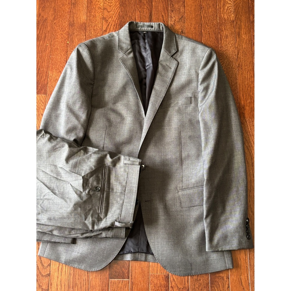 J.Crew Ludlow Suit Mens 40R Gray Tollegno 1900 Italian Wool 2 Piece